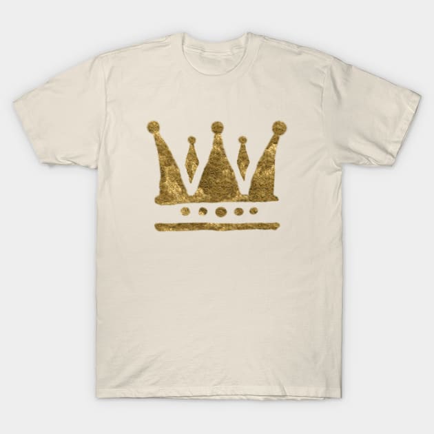 Golden Crown T-Shirt by Manitarka